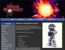 Tablet Screenshot of ninjamonkey.com.au